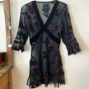 Vintage CDC Black Velvet Shirt